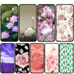 Beauté Fleurs De Pivoine Rose Étui Souple pour Samsung Galaxy A10 A20 A22 A30 A31 A32 A50 A51 A52