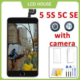 Ensemble complet d'écran tactile LCD pour iPhone 5 5C 5S SE 2016 6 6S Plus Hébergements eur