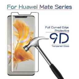 Protecteur d'écran en verre pour Huawei bord entièrement incurvé Guatemala Mate 50 20 Pro 93wei