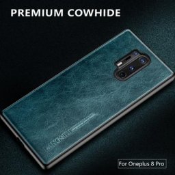 Langsidei – coque de téléphone en cuir véritable étui de protection antichoc pour Oneplus 8 pro 8T