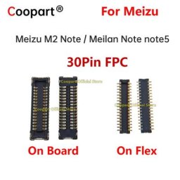 Connecteur de prise FPC pour écran LCD 30 broches compatible avec Meizu M2 Note Meilan Note Note