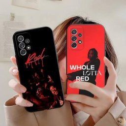 Rared Singer Playboi Carti-Coque de téléphone noire antichoc étui pour Samsung S20 Lite S22 S30