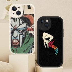 Ressing DOOM Rared Phone Case Juste de protection en peau d'agneau poly iPhone 13 12 11 14 Pro Max