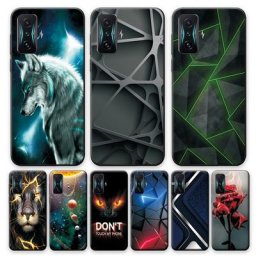 Coque en silicone marbré pour Xiaomi POCO F4 5G coque arrière mignonne étuis pour écouteurs mode