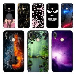 Coque en silicone souple pour Huawei P20 Lite étui mignon pour téléphone couverture arrière