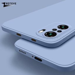 ZROTEVE-Coque carrée souple en silicone liquide pour Xiaomi étui pour Redmi Note 10 10S 10T 9