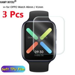 OPPO-Film de protection en TPU souple pour montre intelligente de sport protecteur d'écran pas de