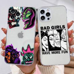 Coque de téléphone Disney Villain pour Apple iPhone 13 12 11 Pro Max Mini XS Poly X 8 7