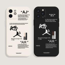 INS – coque souple en TPU pour iphone chaussures de sport de marque pour modèles 12 13 14plus