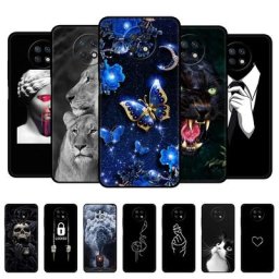 Coque de téléphone en silicone souple étui de protection antichoc en tpu noir pour Xiaomi Redmi