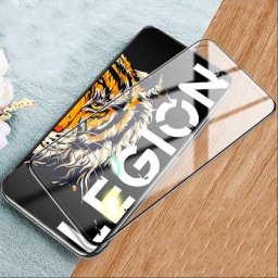 Protecteur d'écran en verre trempé 9D bord noir pour Lenovo Legion 2 Pro Y90 Y70