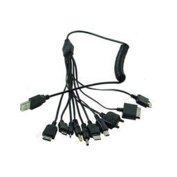Câble de chargeur multifonction 10 en 1 universel Micro USB Mini câble de chargeur Multi Jack