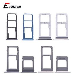 Support de prise de carte SD Sim lecteur de plateau à fentes pour Samsung Galaxy A7 A5 A3 2018 2017
