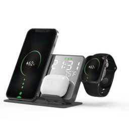 Station de charge sans fil 3 en 1 pour iphone 14 13 12 11 Pro support de charge rapide pour Apple