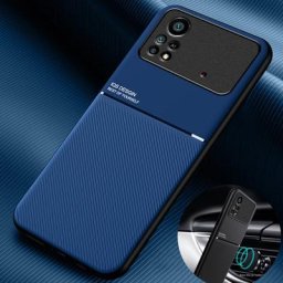 Étui magnétique en cuir souple avec support de voiture pour Xiaomi coque arrière pour écouteurs Pro