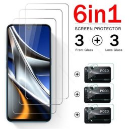 Objectif de caméra 6 en 1 en verre pour Xiaomi casque F1 ustensiles de cuisine F3 bery ightPoko