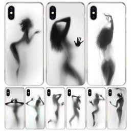 Femme Silhouettes Sexy Dame Fille Silicone Téléphone Étui Pour Apple iPhone 11 13 14 Pro Max 12 Mini