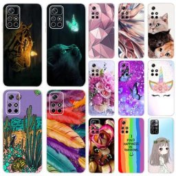 Coque de téléphone en silicone souple avec motif clair coque arrière en TPU pour Xiaomi Redmi Note
