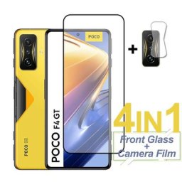 Protecteur d'écran pour Xiaomi couverture complète en verre trempé pour Poco F4 GT X4 C40 M4 Pro