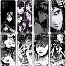 Junji Ito Tees Horror Case pour Samsung Anime Galaxy M12 M11 M21 M02S M42 M30S M31S M40S