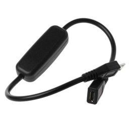 2020 nouveau Micro USB alimentation rallonge câble On Off interrupteur pour framboise Pi Android