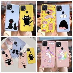 Coque souple et fine en silicone pour Oppo A15 étui mignon antichoc pare-chocs 6.52