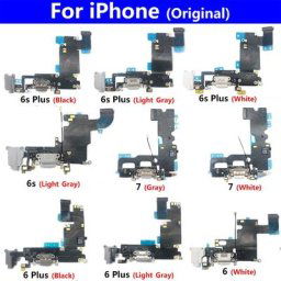 Connecteur de Port de chargement Micro USB 100% Original câble flexible pour IPhone 6 6S Plus 7