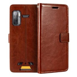 Étui portefeuille magnétique en cuir PU avec porte-cartes et béquille pour Cubot KingKong 5 Pro