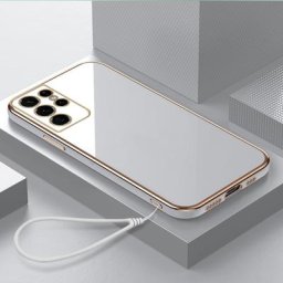 Étui S23 étui de placage de lanière de luxe pour Samsung Galaxy S23Ultra S22 S21 S20 FE Plus Note 20