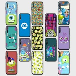 Coque noire Monsters University pour OPPO A52 A72 A92S A93 A96 A95 A94 A74 A53S A54S