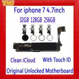 Carte mère 128 originale débloquée pour iPhone 7 avec/sans Touch ID 32/256/4.7 Go 100% pouces