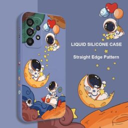 Coque de téléphone Astronome Star pour Samsung A73 A53 A33 A24 A23 A13 A03 A03S A04 A04S