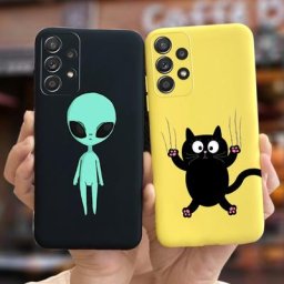 Coque en silicone souple antichoc pour Samsung Galaxy coque de dessin animé mignon A13 A33 A53