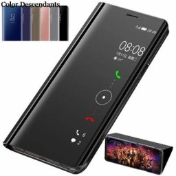 Coque en cuir à rabat magnétique étui intelligent avec miroir pour Samsung Galaxy A51 A515 SM-A515F