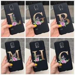Pour Samsung Galaxy S5 Mignon Lettre Housse En Silicone Souple Pour Samsung S5 S 5 I9600 SM-G900 S5