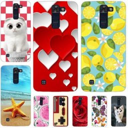 Coque de téléphone portable en Silicone étui de protection à motifs à la mode pour LG K8 2016 Lite