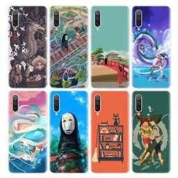 Ghibli Miyazaki – coque en TPU souple transparent pour Xiaomi compatible modèles Redmi Note 10S