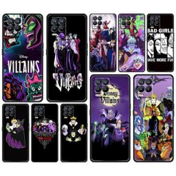 Coque de téléphone noire Disney Villains Combo coque souple pour OPPO Find X5 Bery F21 Neo Lite