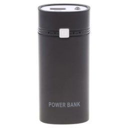 Boîtier d'alimentation avec mini port USB support de batterie 2x18650