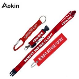 Aokin-Lanière de Porte-Clé Avant Vol Sangle pour Carte Danemark ge Clé de bug astique Porte-Clé
