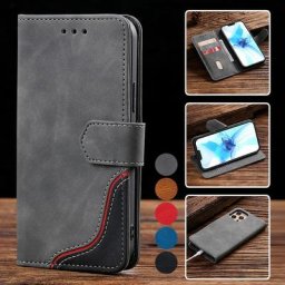 Etui portefeuille à rabat pour OPPO étui de téléphone en cuir drapeau de peau A15 A15S A72
