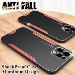 Coque antichoc en aluminium TPU pour iPhone pour modèles 11 12 Pro XS Max 8 7 6s 6 Plus XR