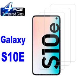 Protecteur d'écran pour Samsung Galaxy S10e 2/4 pièces film en verre à haute teneur en aluminium