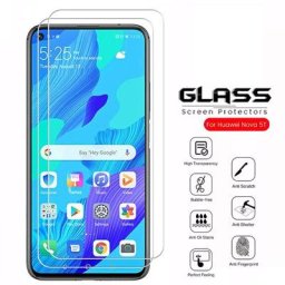 Coque de protection d'écran en verre pour téléphone Huawei Nova 5T étui 9H film 2.5D VPN