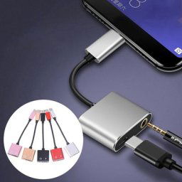 Adaptateur séparateur Audio pour casque 2 en 1 adaptateur USB C à 3.5mm convertisseur de charge
