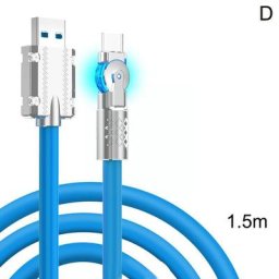 Câble de charge super rapide rotatif à 1/1 ° pour téléphone Huawei Apple Android jeux nouveau