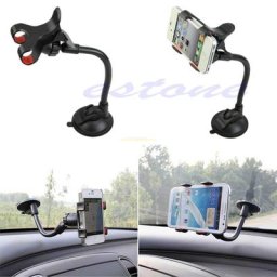 Support de montage rotatif à 360 ° pour pare-brise de voiture pour téléphone portable GPS 63HD