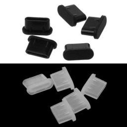Port USB de charge protecteur de type C en silicone pour téléphone prise anti-poussière avec