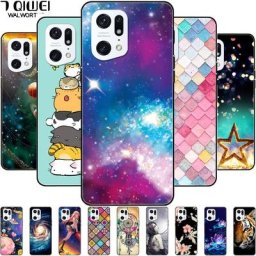 Coque de téléphone souple en TPU pour OPPO Find X5 5G étui en noir cool pour Oppo Find X5 Pro 5G