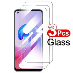 Protecteur d'écran 3 pièces Film de sécurité en verre trempé pour téléphone Oppo A96 A95 5g